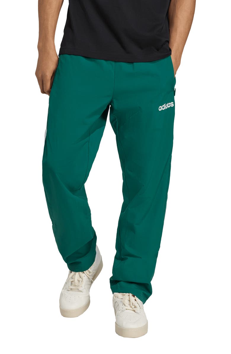 adidas Recycled Polyamide Track Pants, Main, color, Cgreen