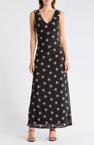 AFRM LOS ANGELES Earhart Sleeveless Mesh Maxi Dress