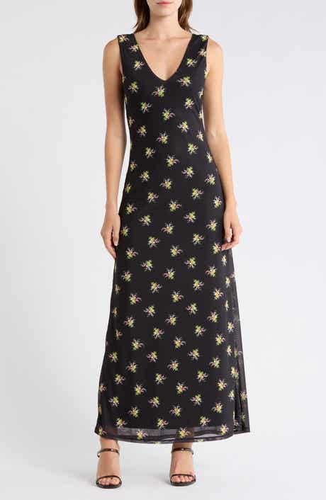 AFRM LOS ANGELES Earhart Sleeveless Mesh Maxi Dress