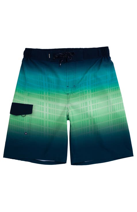 Quick-Dry Swim Trunks with Elastic Waist (Liner-Free)