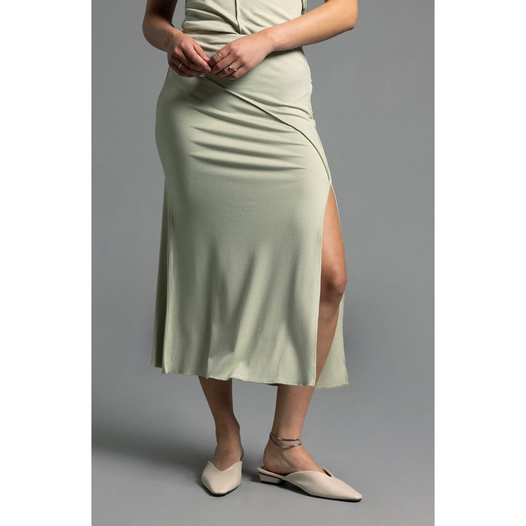 Weekend Los Angeles Marisol Maxi Skirt In Light Leaf