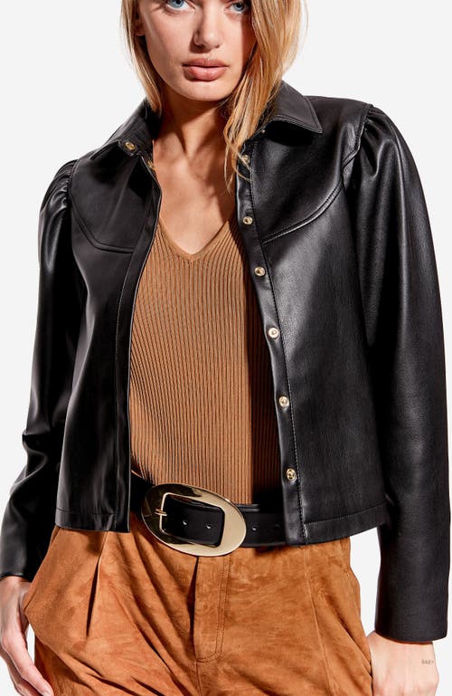 As By Df Fallon Recycled Leather Shacket