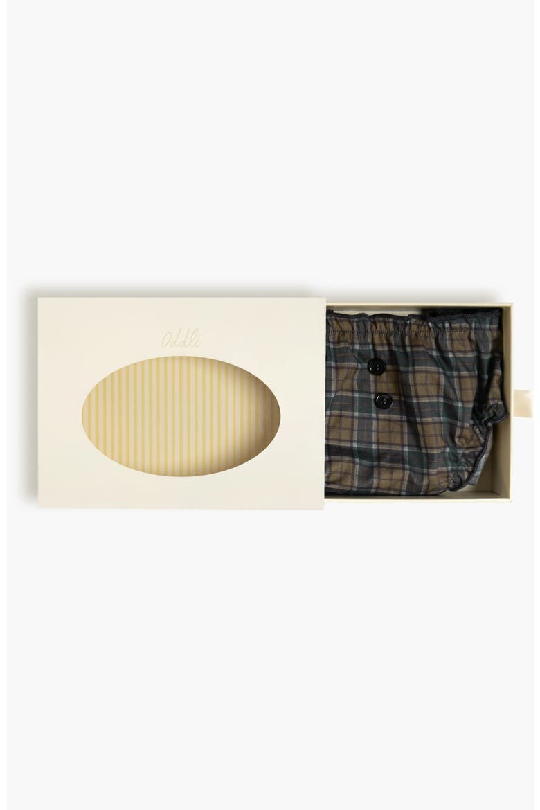 Plaid Bloomers, Alternate, color, Dark Green Plaid