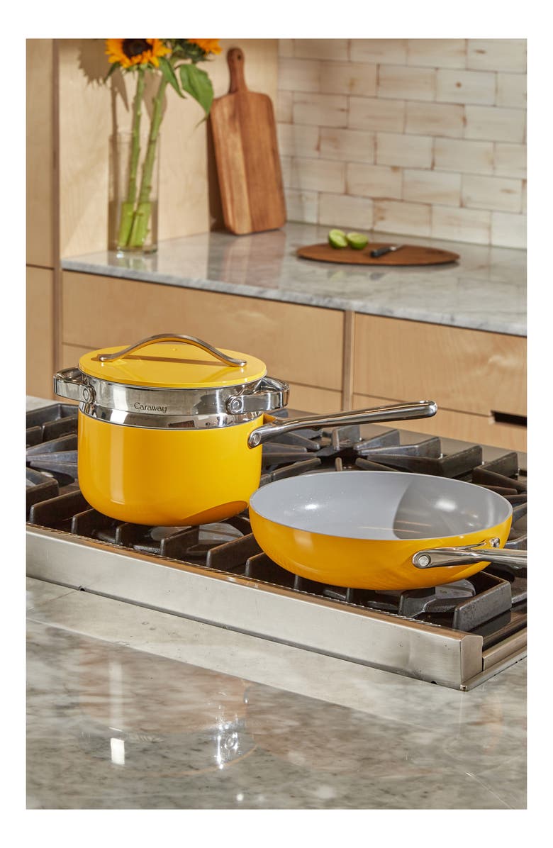 CARAWAY 3-Qt. Stainless Steel Steamer, Alternate, color, Stainless Steel