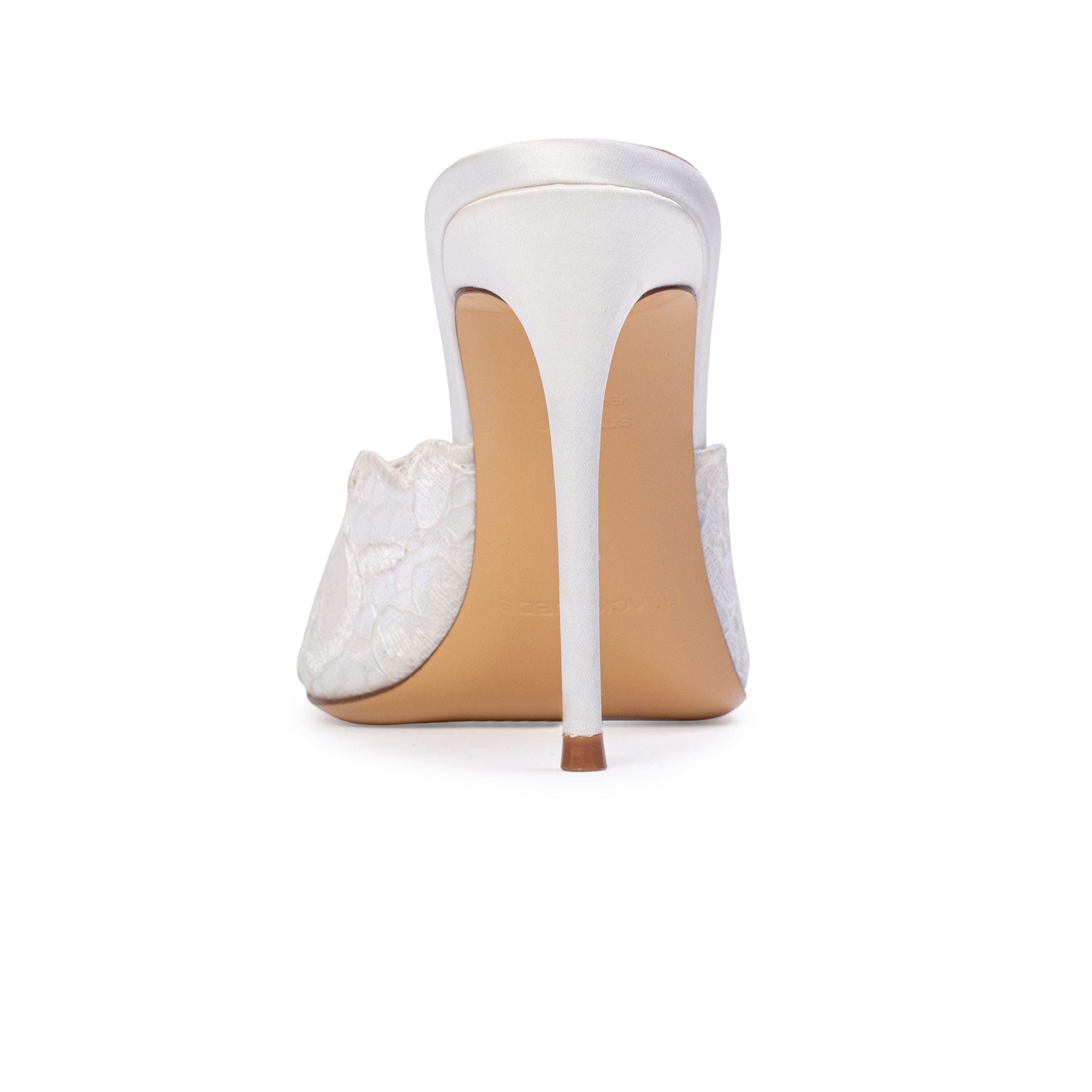 Rhys 100 Mule, Alternate, color, White Scalloped Paisley Lace
