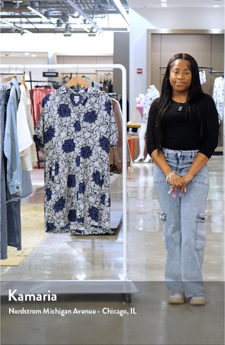 Devon Petal Bloom Shirtdress, sales video thumbnail