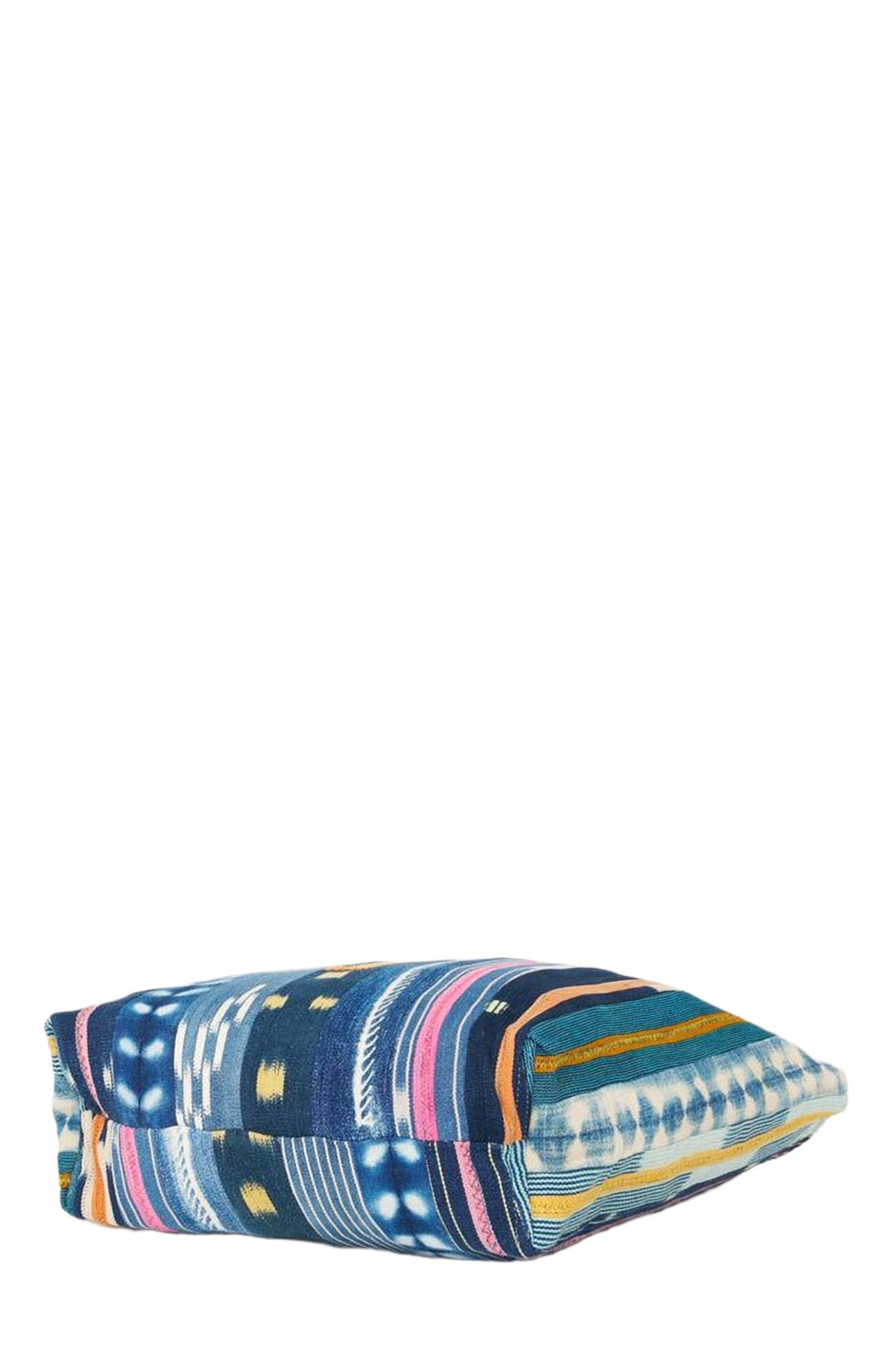 Ubuntu Life African Baule Cloth Tote Bag, Alternate, color, Blue