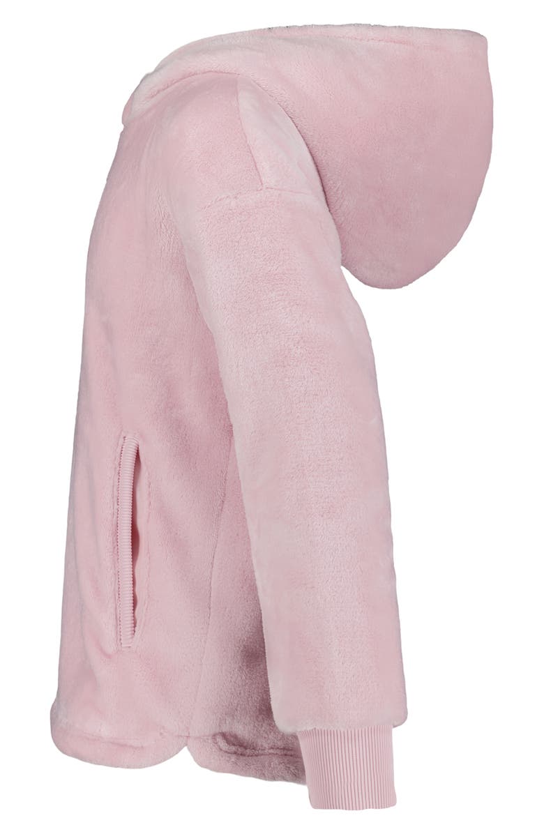 Under Armour Kids' Faux Shearling Hoodie, Alternate, color, Prime Pink