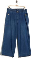 Democracy Cropped Wide Leg Jeans