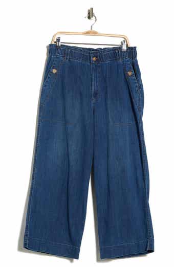 Cropped Wide Leg Jeans