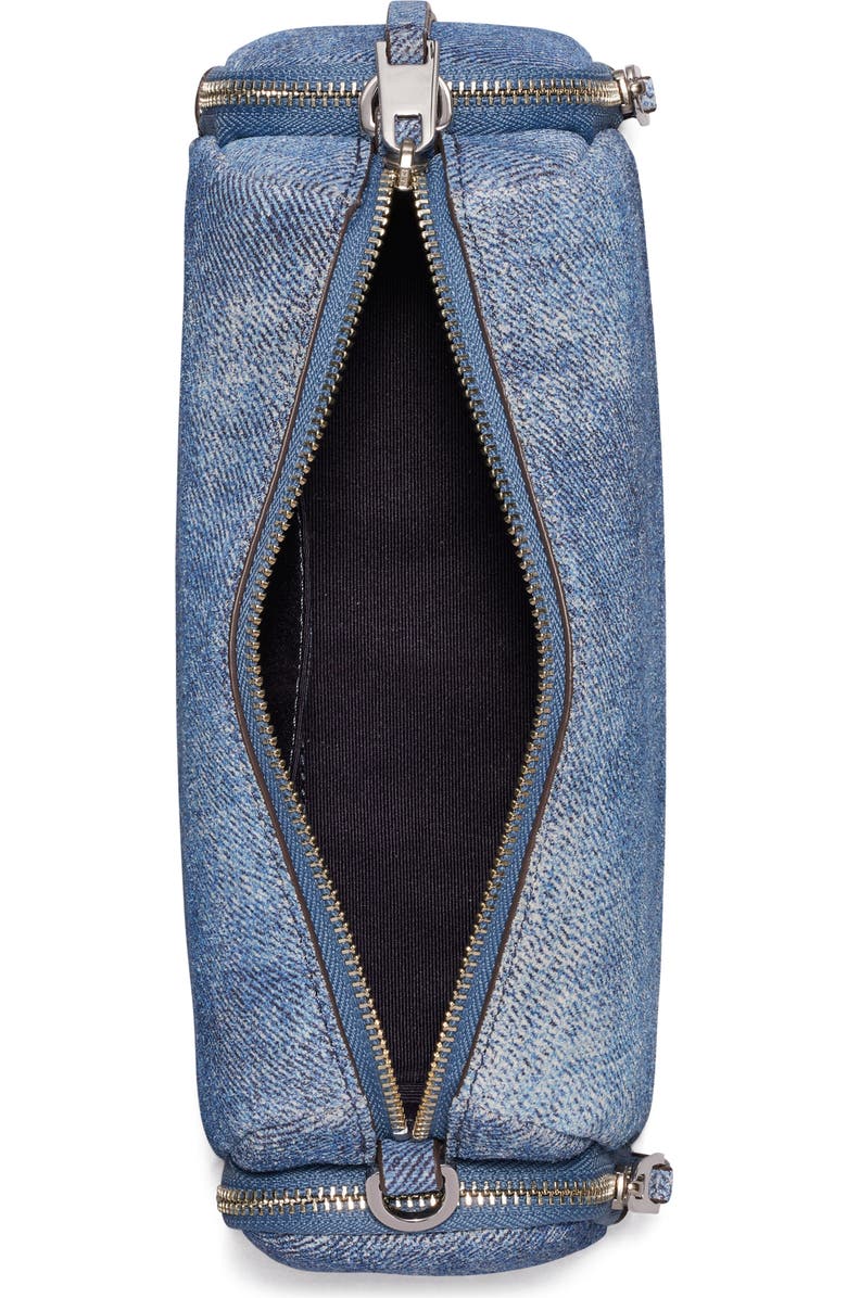 Tory Burch Perry Suede Crossbody Bag, Alternate, color, Blue Jean