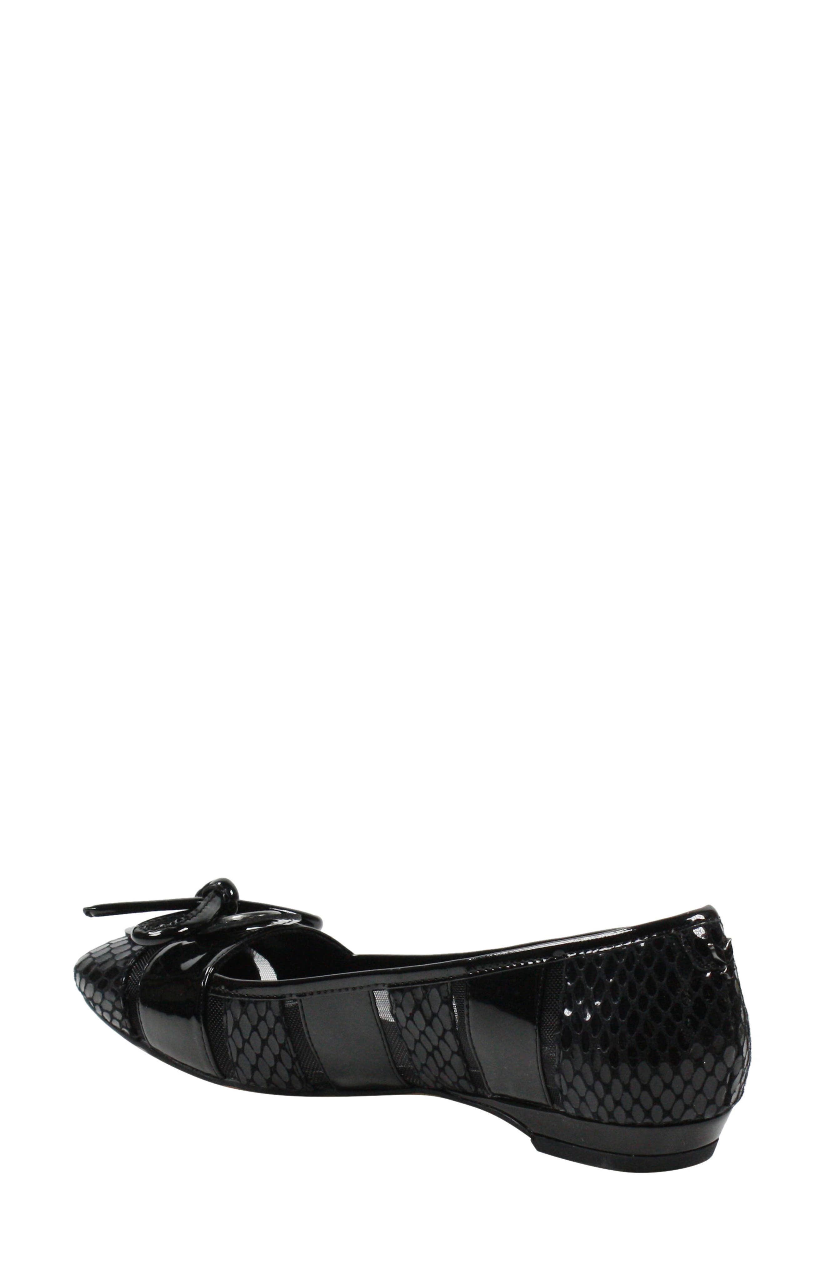 'Edie' Skimmer Flat, Alternate, color, BLACK SNAKE PRINT MULTI