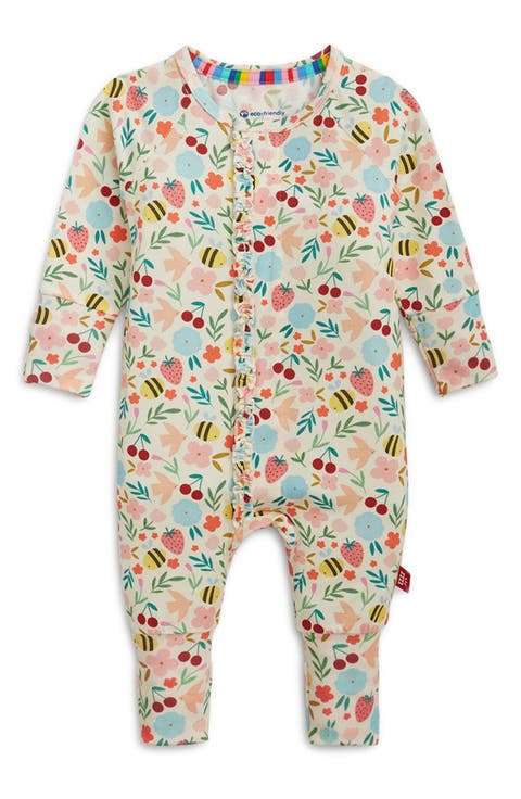 Honey Blossom Magnetic Convertible Footie (Baby)