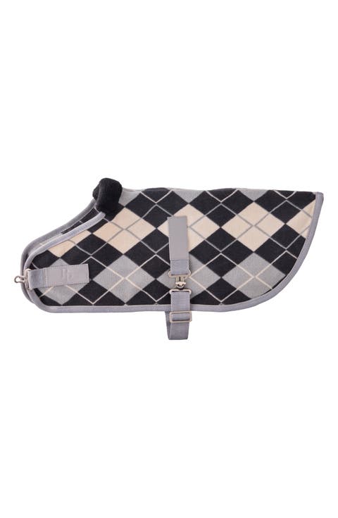 Preston II Argyle Polar Fleece Dog Coat