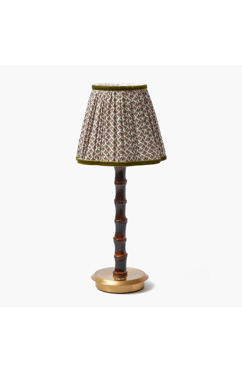 Mrs. Alice Lotus Lampshade, Alternate, color, Brown