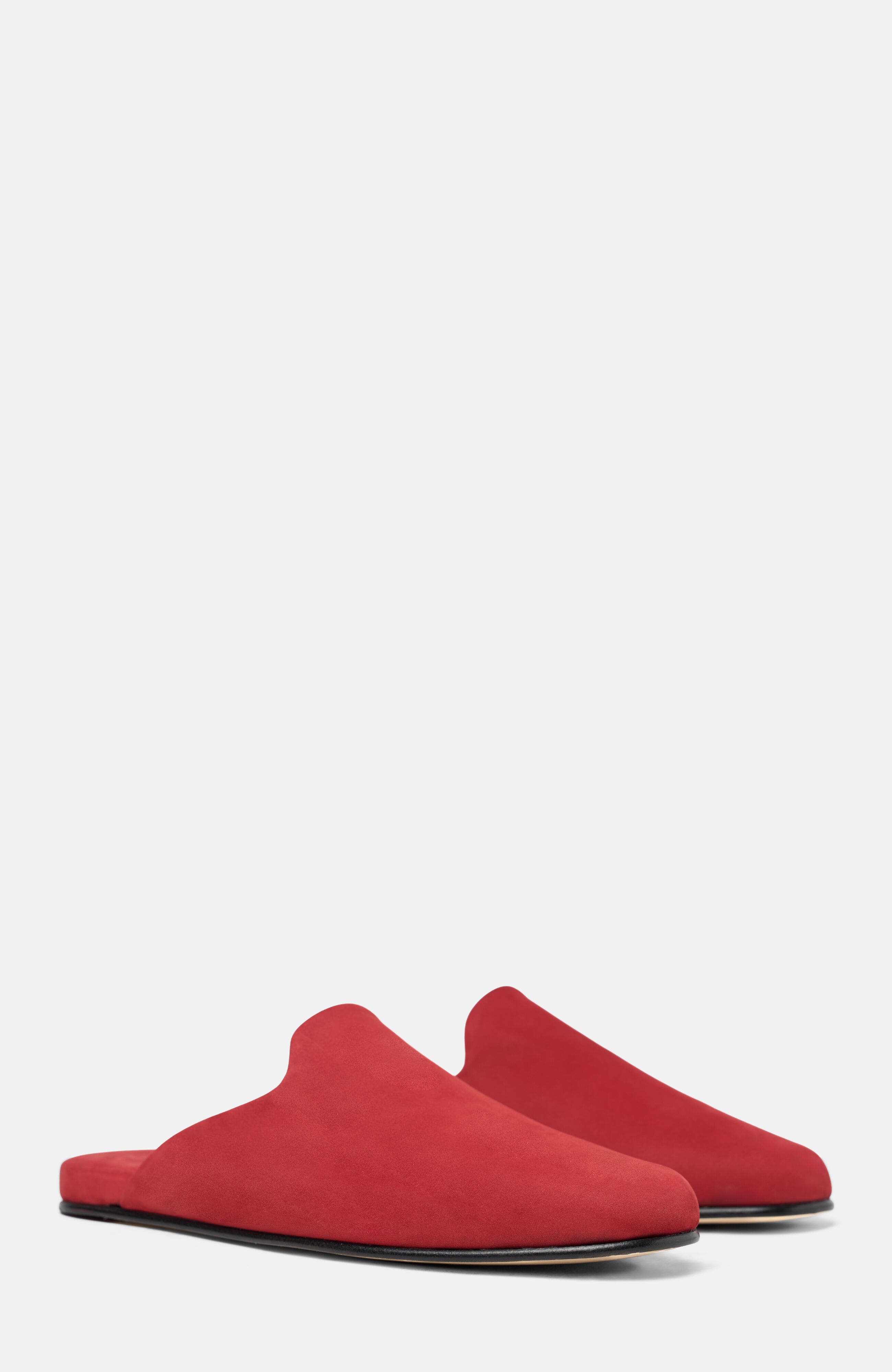 Atlas Slippers, Main, color, Red - Nubuck