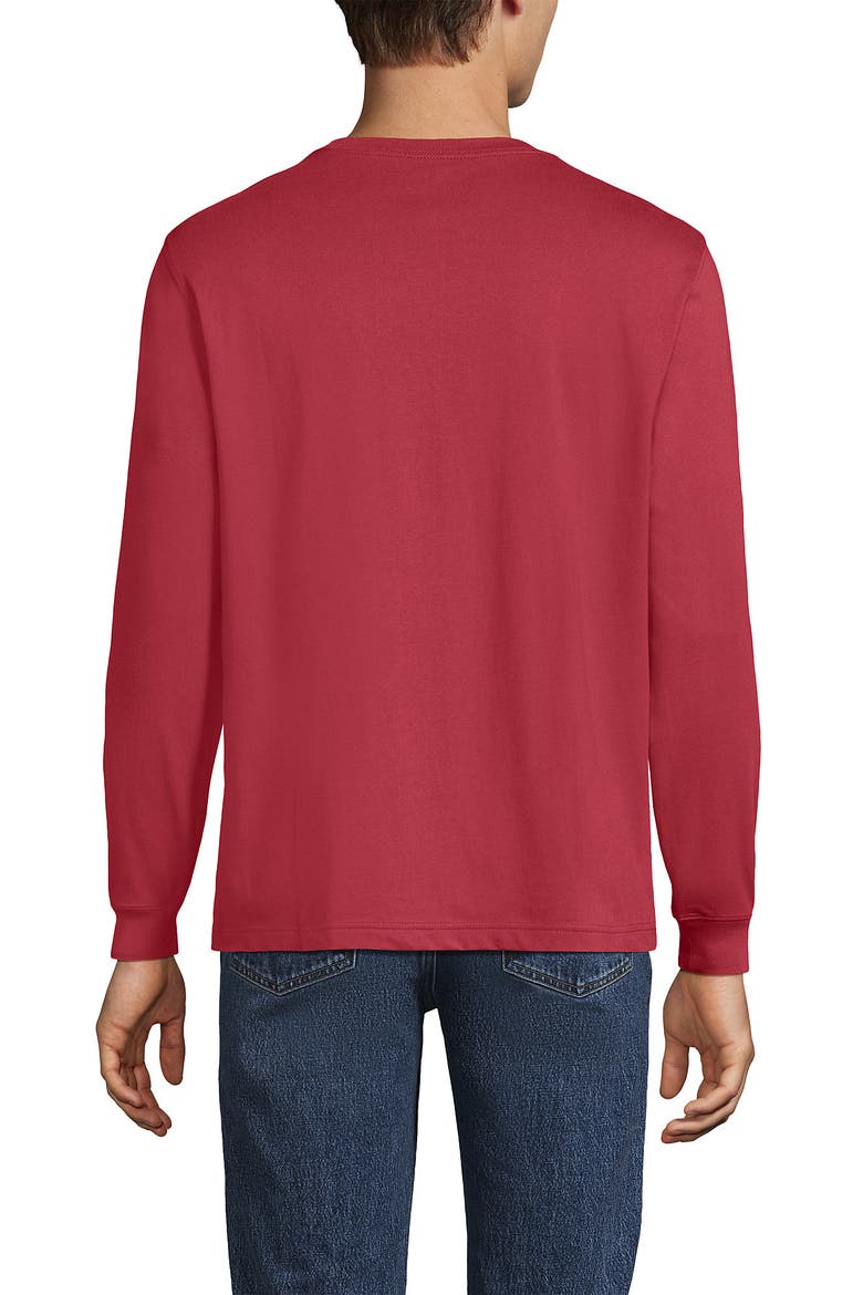 Super-T Long Sleeve T-Shirt with Pocket, Alternate, color, Rosewood