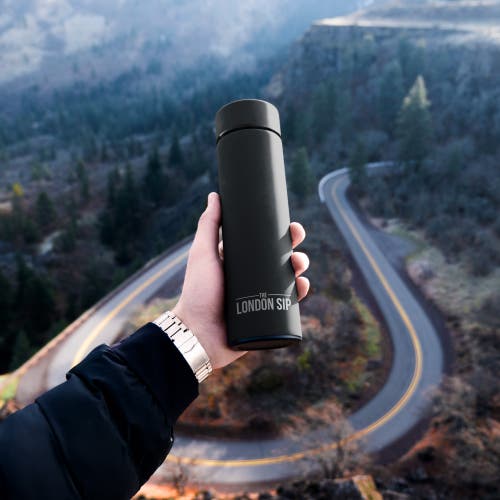 London Sip Infuser Bottle 16oz In Black