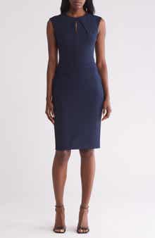 Calvin Klein Keyhole Sheath Dress
