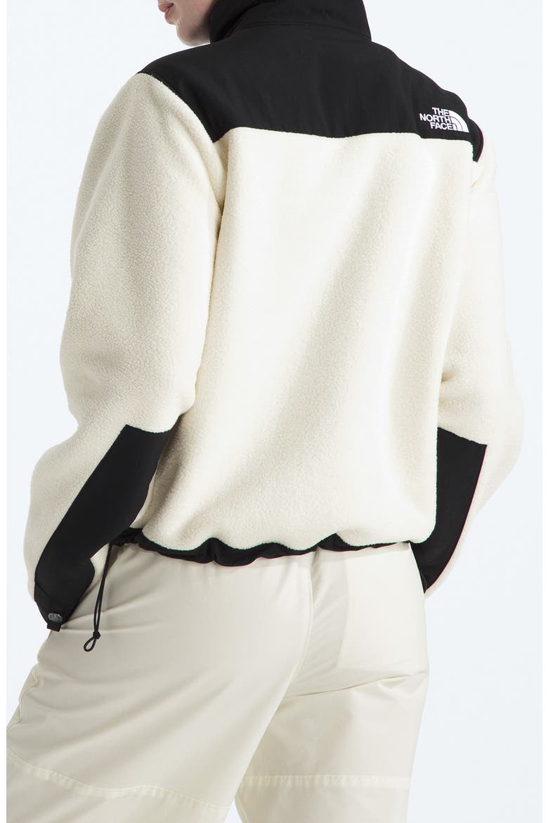 Retro Denali Jacket, Alternate, color, WHITE DUNE/ TNF BLACK