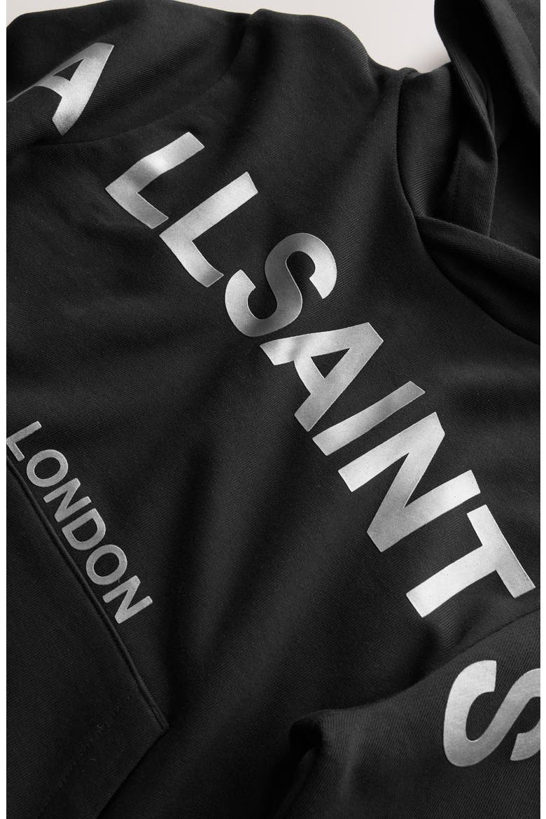 Kids' Biggie Oversize Cotton Graphic Hoodie, Alternate, color, BLACK