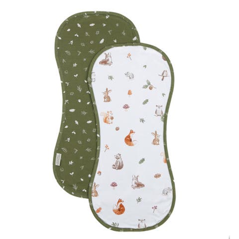 2PK Burp Cloth - Fox and Friends
