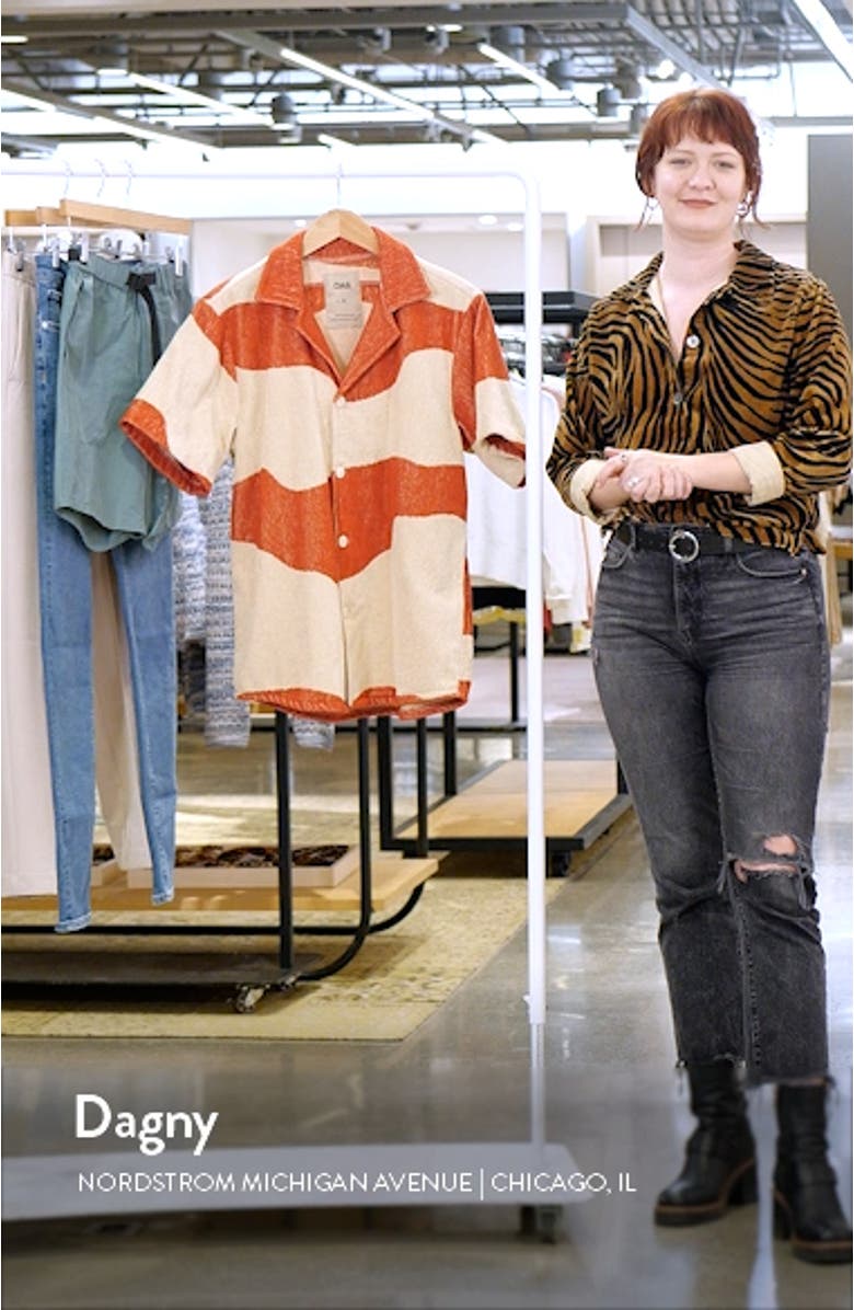 Amber Dune Terry Cloth Camp Shirt, sales video thumbnail