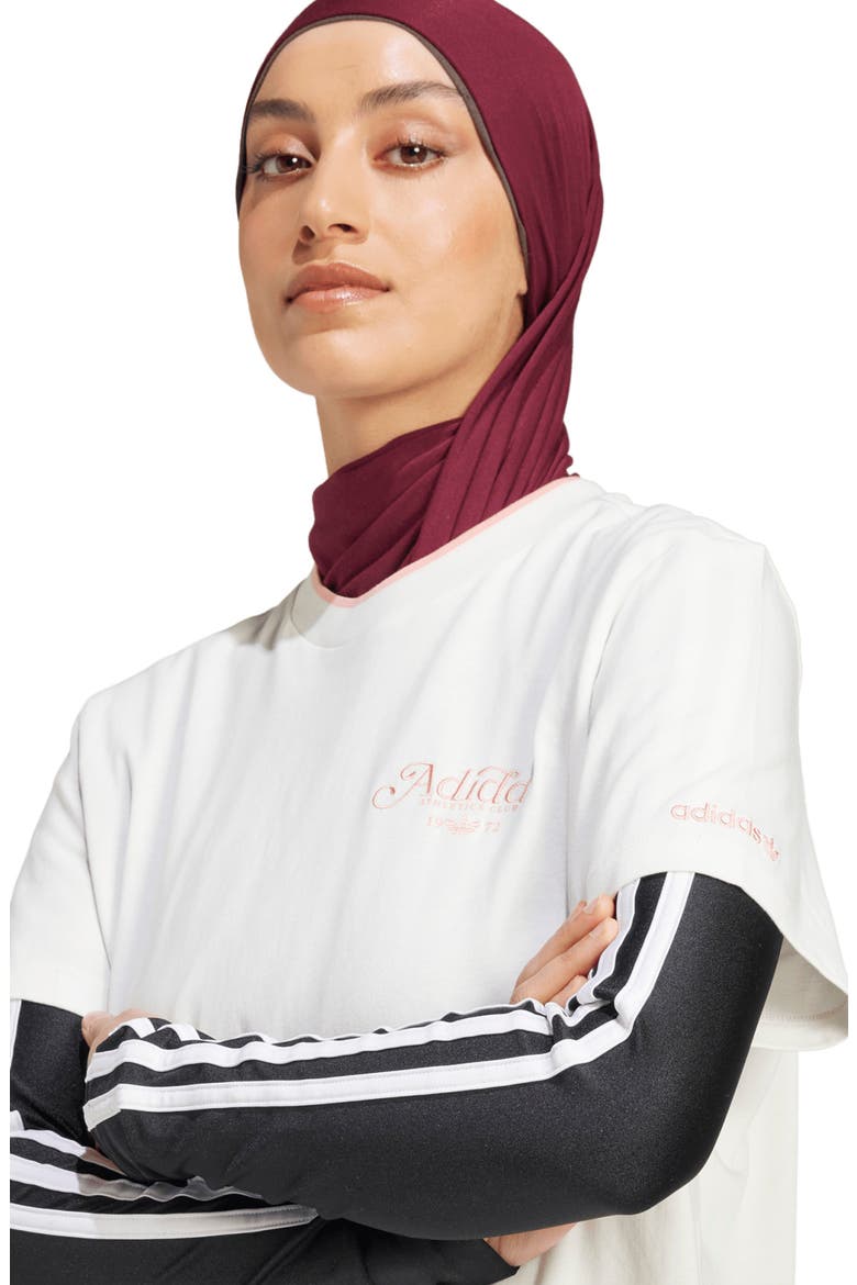Lifestyle Embroidered Cotton Graphic T-Shirt, Alternate, color, CLOUD WHITE