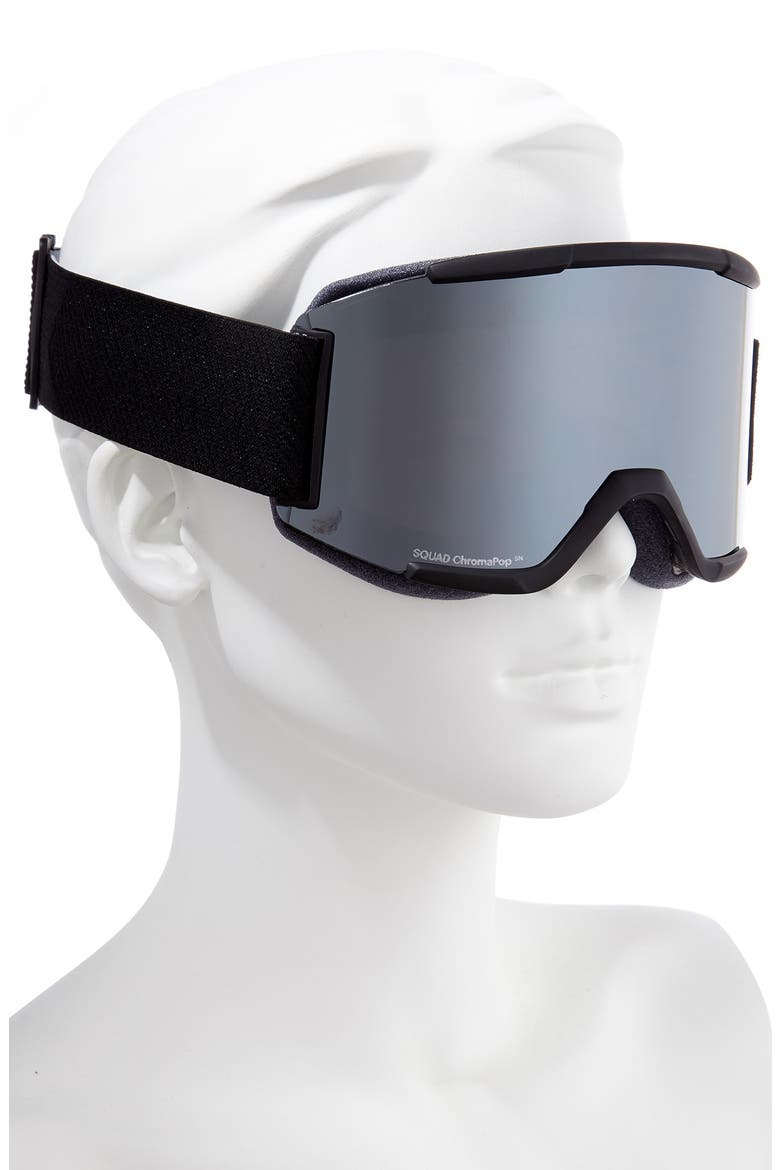 Squad 180mm Special Fit Snow Goggles, Alternate, color, BLACK/ GREY