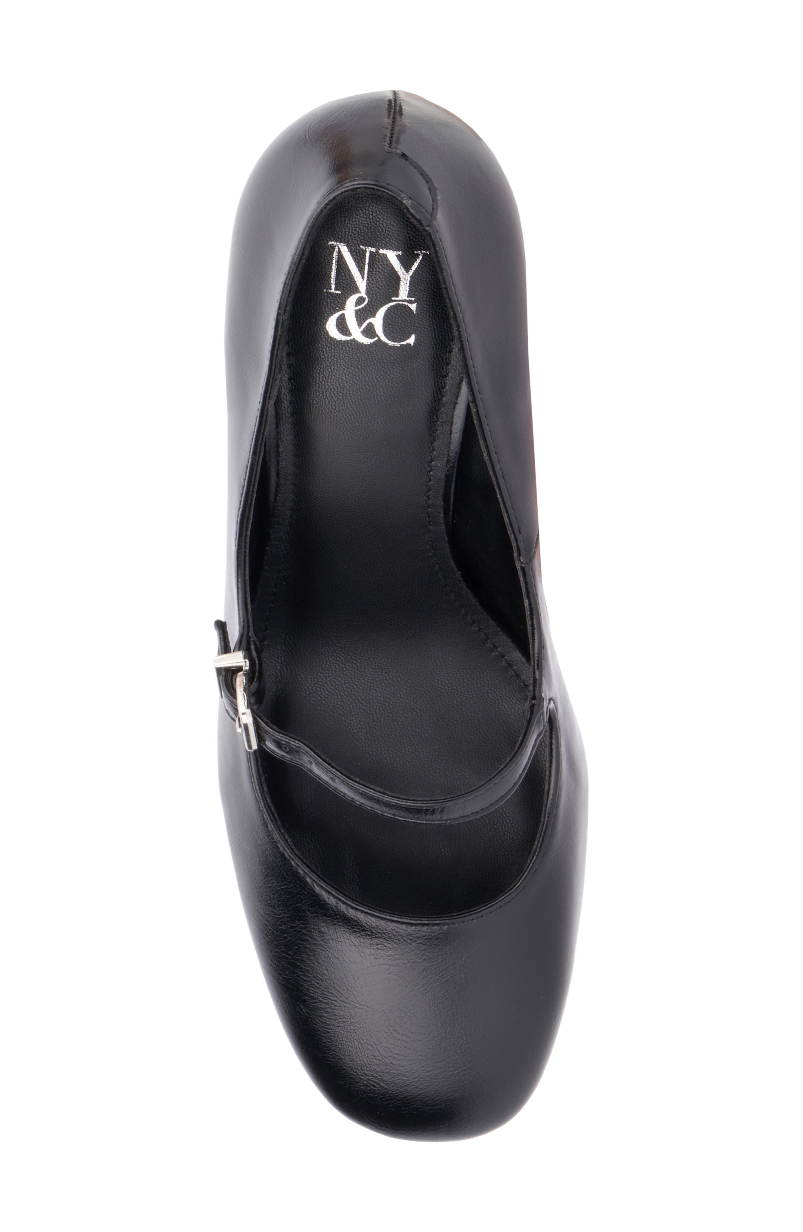 NEW YORK AND COMPANY Elaine Mary Jane Pump, Alternate, color, Black