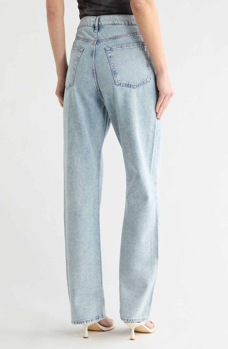 rag & bone Shannon High Waist Straight Leg Jeans, Alternate, color, Palmer