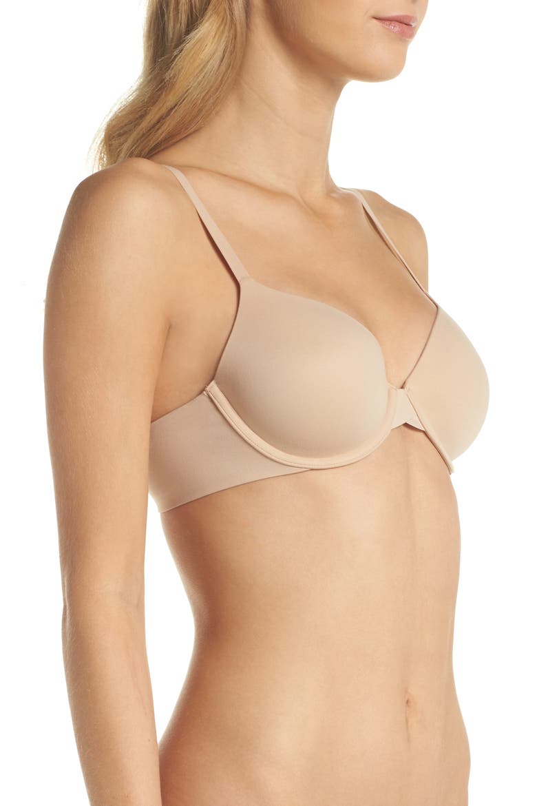 Perfectly Fit Modern Underwire T-Shirt Bra, Alternate, color, BARE