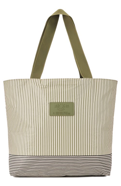 Aloha Collection Day Tripper Cabana Day Water Resistant Tote In Multi