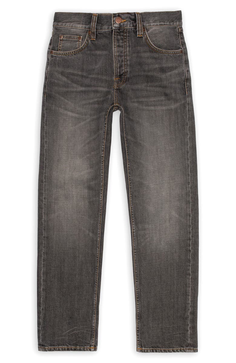 Nudie Jeans Rad Rufus Straight Leg Jeans, Alternate, color, Grey Crosshatch
