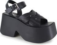 Candie's Elisabeth Ankle Strap Platform Sandal