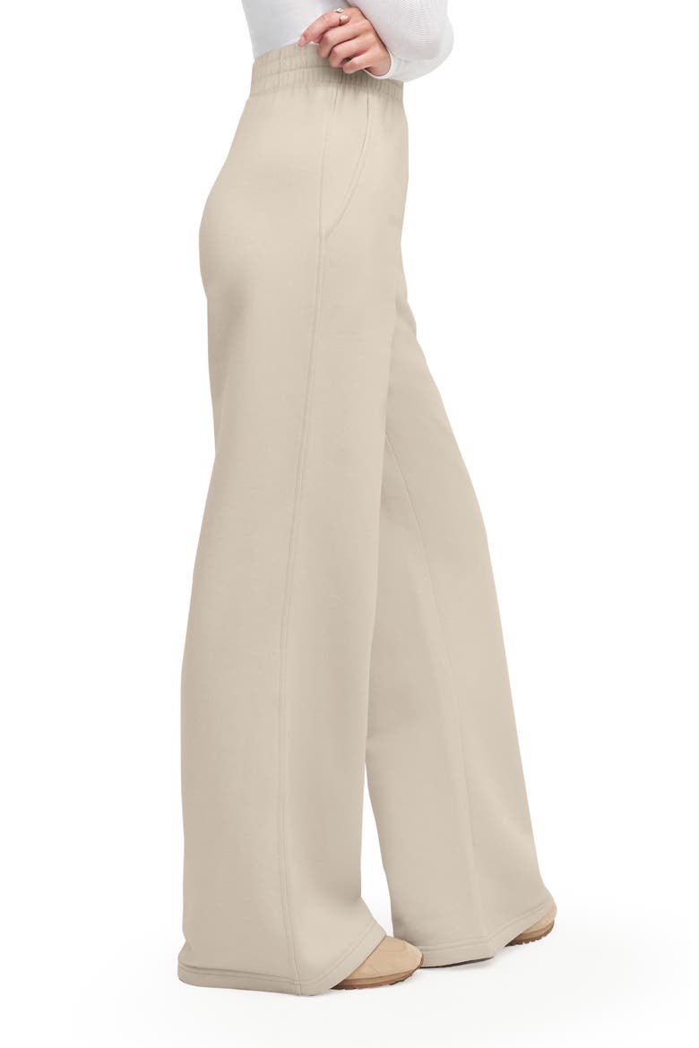 The Collegiate Flare Sweatpants, Alternate, color, STONE