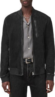 AllSaints Kemble Suede Bomber Jacket