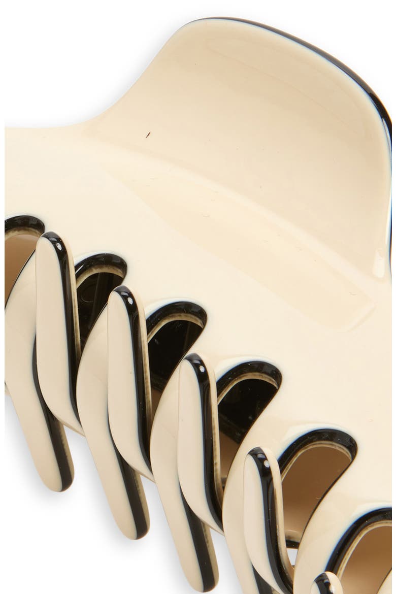 France Large Luxe Jaw Clip, Alternate, color, MOCHA LATTE