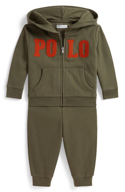 Kids' Polo Hoodie & Joggers Set