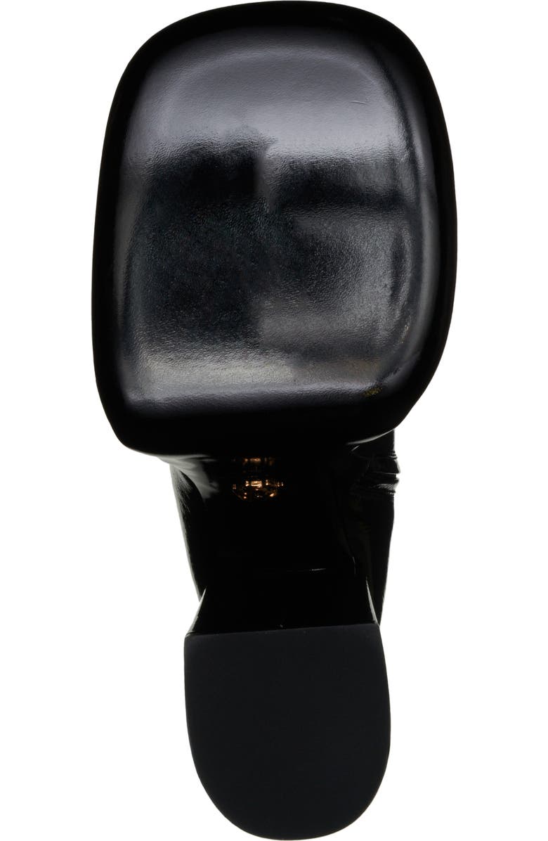 Versace Patent Leather Platform Bootie, Alternate, color,