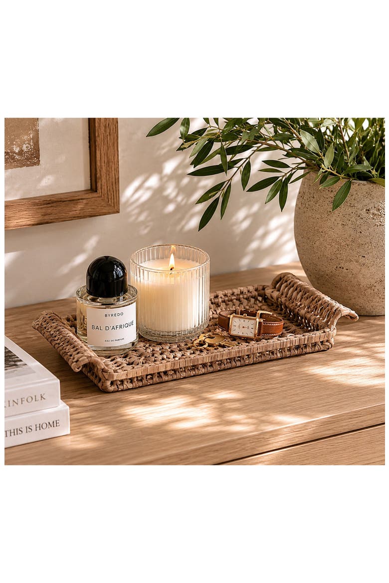Pandan Essentials Decorative Tray, Alternate, color, NATURAL