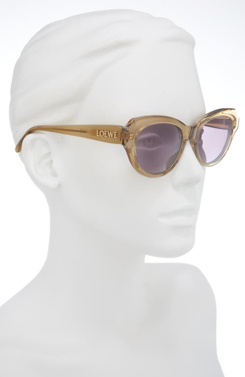 Loewe Slim 53mm Round Sunglasses