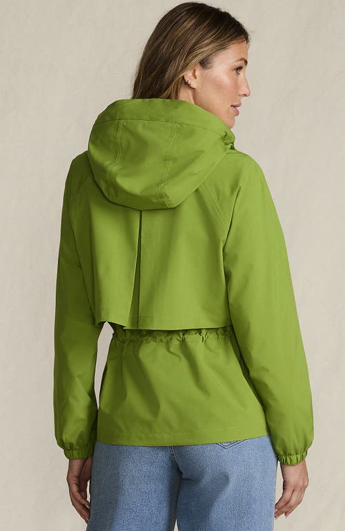 Lands' End Squall Packable Rain Jacket In Green