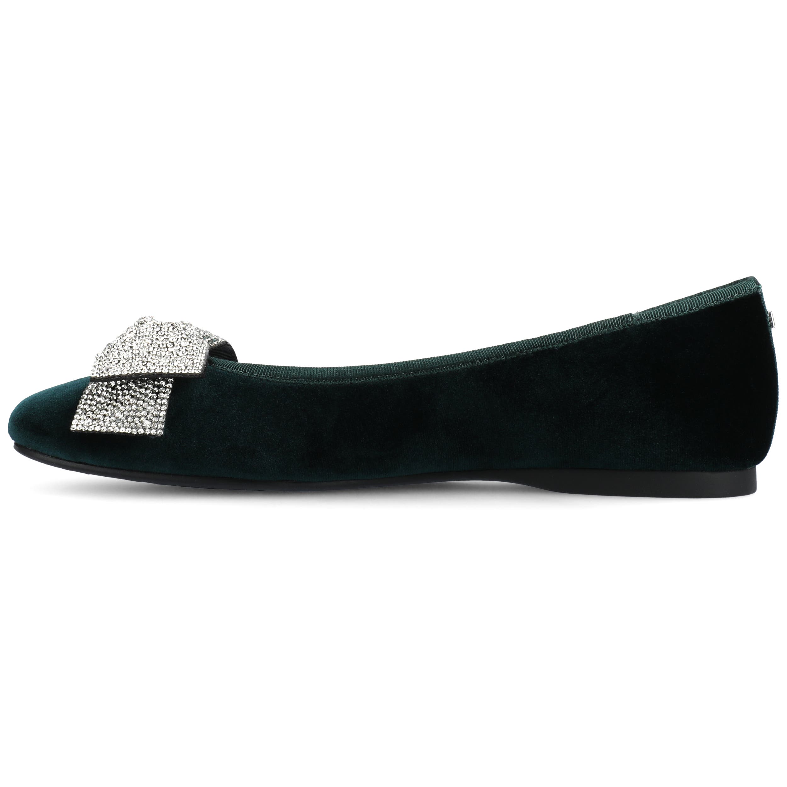 The Hummingbird Jewelry Bow Loafer, Alternate, color, Royal Green