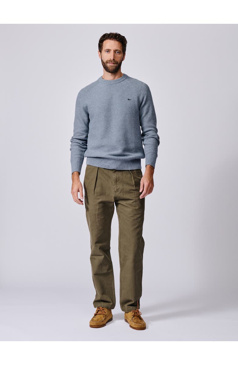 Aubin Norton Textured Crew Neck Jumper, Alternate, color, Pale Blue