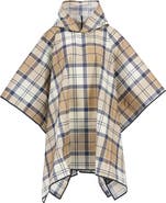 Barbour Portree Showerproof Plaid Poncho