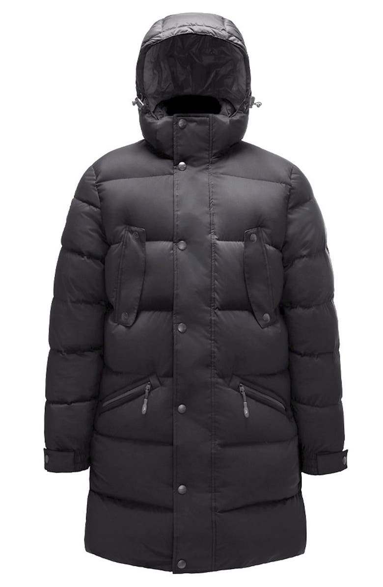 Triple F.A.T. Goose Barton Men's Long Down Parka, Alternate, color, Black