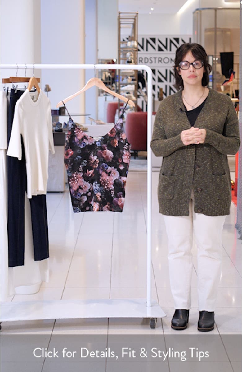 Gabriella Print Silk Camisole, sales video thumbnail