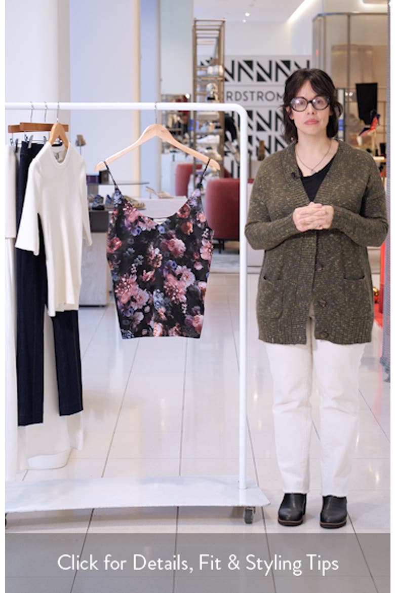 Gabriella Print Silk Camisole video