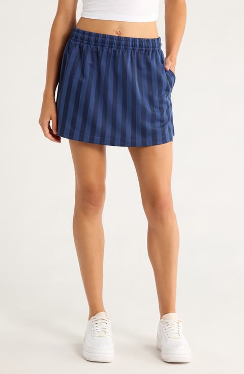Sportswear Jacquard Stripe Miniskirt